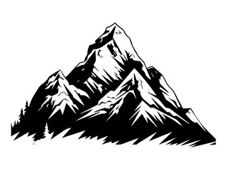 Fototapeta premium Mountain Silhouette