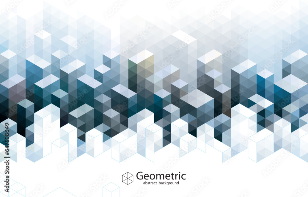 Poster Geometric Pattern Background of Abstract Urban Architecture