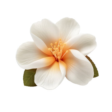 mangolia flower isolated on transparent background