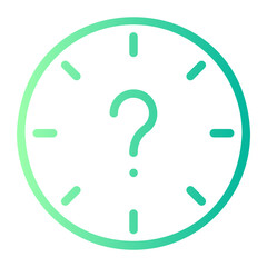question gradient icon