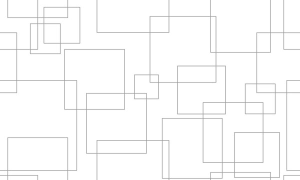 Abstract geometric grey linear square seamless. Vector Repeating Texture.