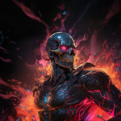 Naklejka premium skeleton