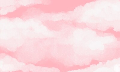 Pink cloud abstract background