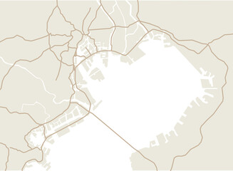Tokyo 首都高速　路線図「東京・神奈川エリア」 in Japan
