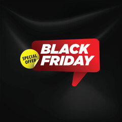 Black friday banner template