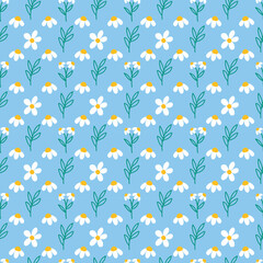 Beautiful seamless floral pattern vector