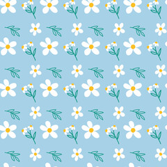 Beautiful seamless floral pattern vector