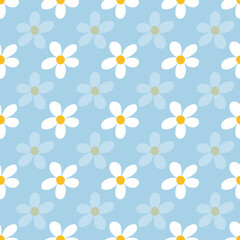 Beautiful floral seamless pattern with hand drawn elements vector
