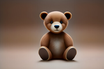 Obraz premium brown teddy bear (Generative AI)