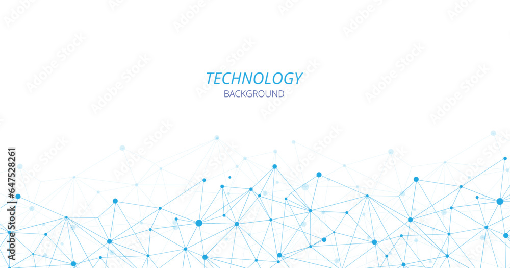 Poster Geometric mesh lines on a white background. Triangle pattern. Geometric abstract background with simple Triangle elements.