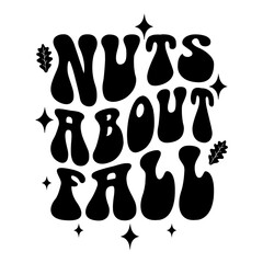 Nuts About Fall Svg