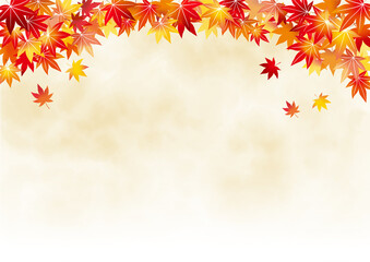 秋、紅葉のイメージ　背景
