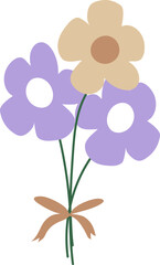 bouquet of daisy isolated