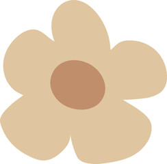 retro daisy isolated