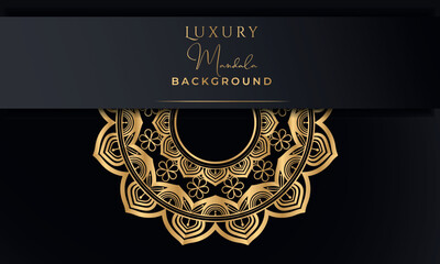 Luxury mandala background with golden pattern style ornament elegant invitation wedding card, invitation, backdrop, luxury style vector illustration design.