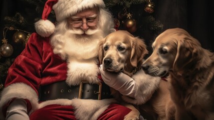 Santa Paws Little Helpers festive costumes Christmas, Background Image, HD
