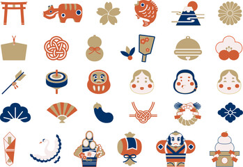 正月　素材　セット