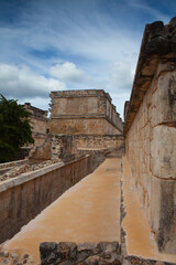 Fototapeta premium Majestic ruins Maya city in Uxmal,Mexico.
