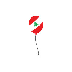 Lebanon Element Independence Day Illustration Design Vector