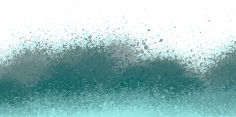 White and blue color frozen ice surface design abstract background. blue and white watercolor paint splash or blotch background with fringe grunge wash and bloom design