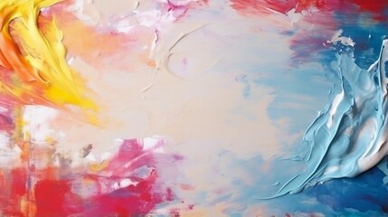 Fototapeta na wymiar background Vibrant watercolor paints on a palette