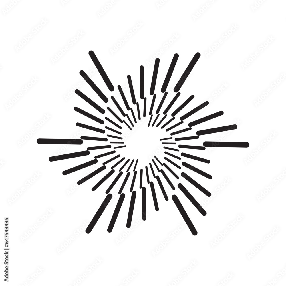 Sticker spiral icon vector