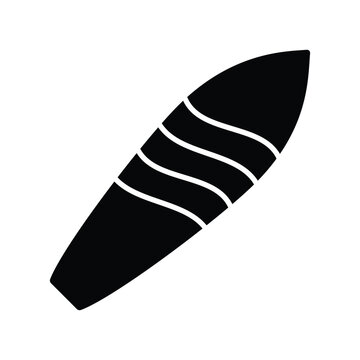 recommend clip art: Surfboard icon vector on trendy design