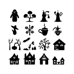 Halloween  isolated on white background