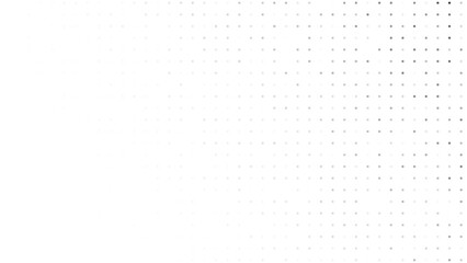 Monochrome halftone background with dots