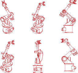 robotic arm for industry automation