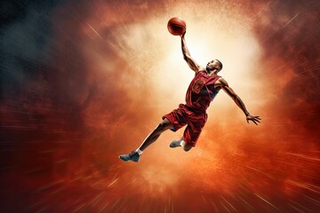 Man basketball player