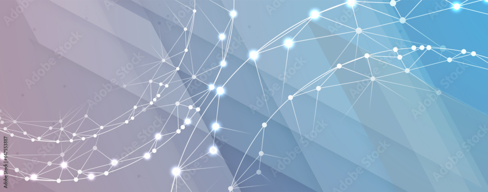 Poster technology abstract futuristic background for internet business. big data concept.