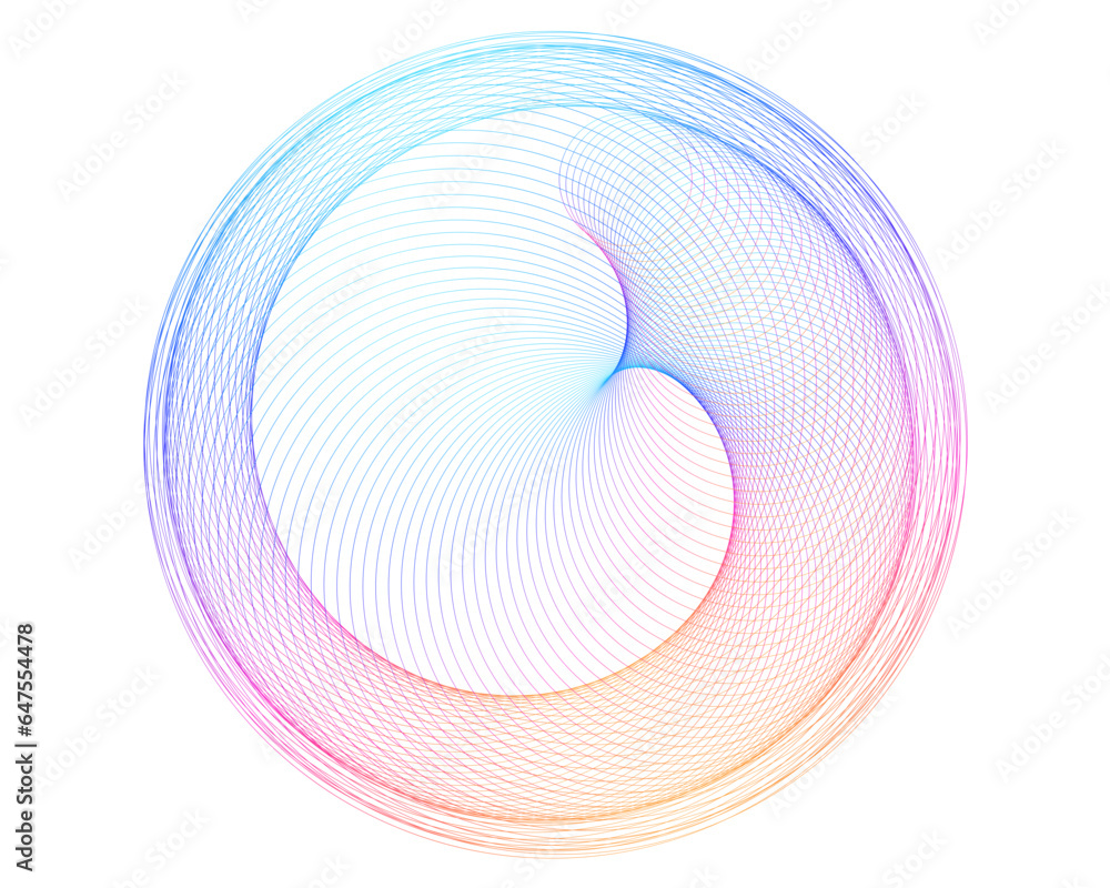 Poster abstract background with circles