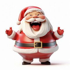 Santa Claus on a white background