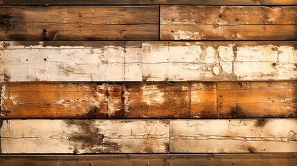 Rustic wood textures with faded paints