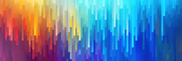 illustration of colorful abstract background, pixel art 8 - bit style, generative AI