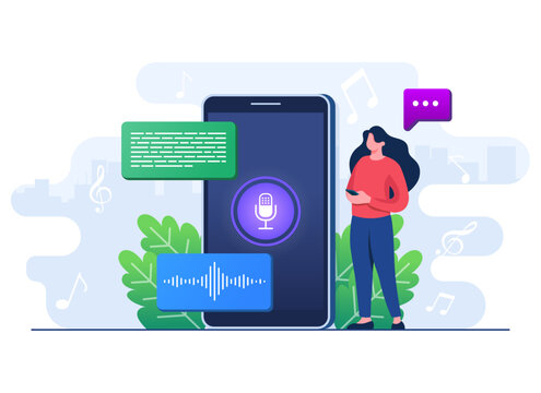 Speech recognition, Convert online voice messages into text using artificial intelligence online bot, Voice message, Online voice assistant