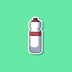 Gym element cartoon, vector illustration sticker. Vector eps 10