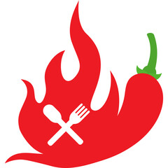 Spicy Food Logo