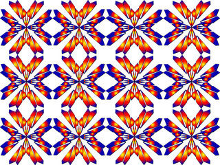 seamless pattern with flowers