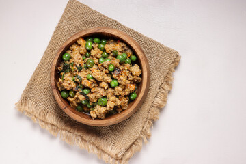 Sambal Oncom or Tumis Oncom or Ulukuteuk is Stir Fry Oncom.