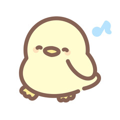 歩くヒヨコちゃん1⭐︎PNG © Flandern