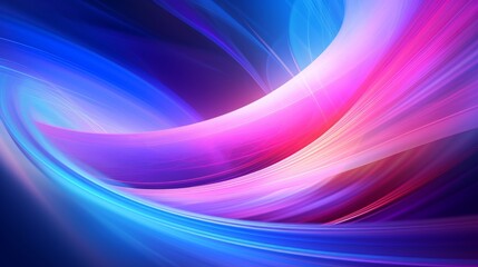 mesmerizing abstract blue purple colorful spectrum translucent glowing vortex shape surrounded with vibrant color lights