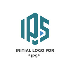 Professional beauty elegant trendy awesome IPS logo design