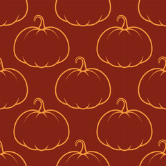Vector illustration pattern pumpkin