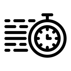 Obraz premium stopwatch line icon