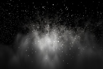 Star explode in space and dark background. Generative AI