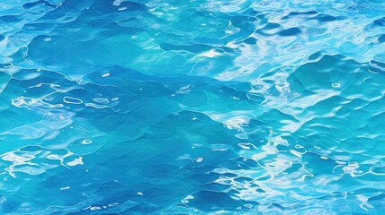 blue and green on the ocean's surface. Highlight the gentle ripples that create a mesmerizing pattern, with the interplay of light adding to the visual appeal. SEAMLESS PATTERN. SEAMLESS WALLPAPER.
