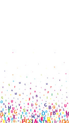 Concept of school background. Colorful childish