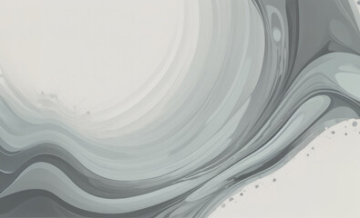 The background is light gray, with a curved gray texture, watercolor.